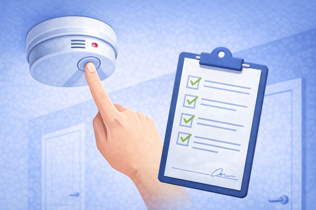 Rauchmelder bei der Wohnungsübergabe